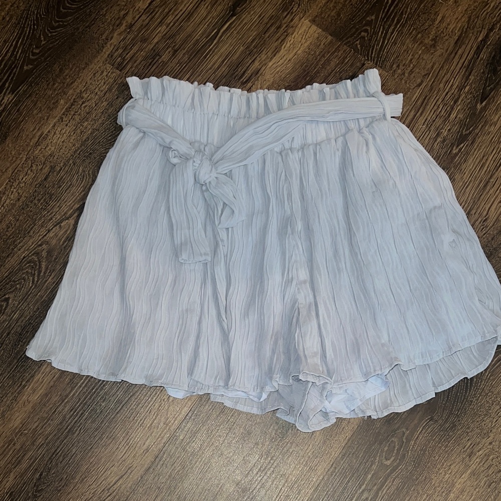 Pink Lily High Waist Light blue Shorts lined medium